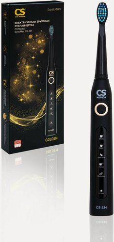 Изображение товара Электрическая звуковая зубная щетка CS Medica CS-234 (черная)
