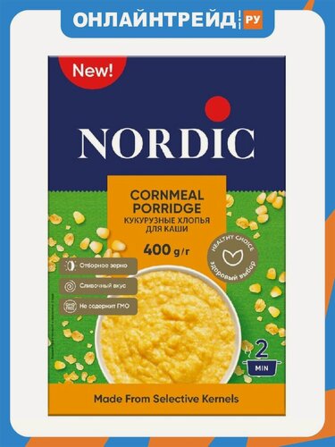 Изображение товара Хлопья Nordic кукурузные 400 г