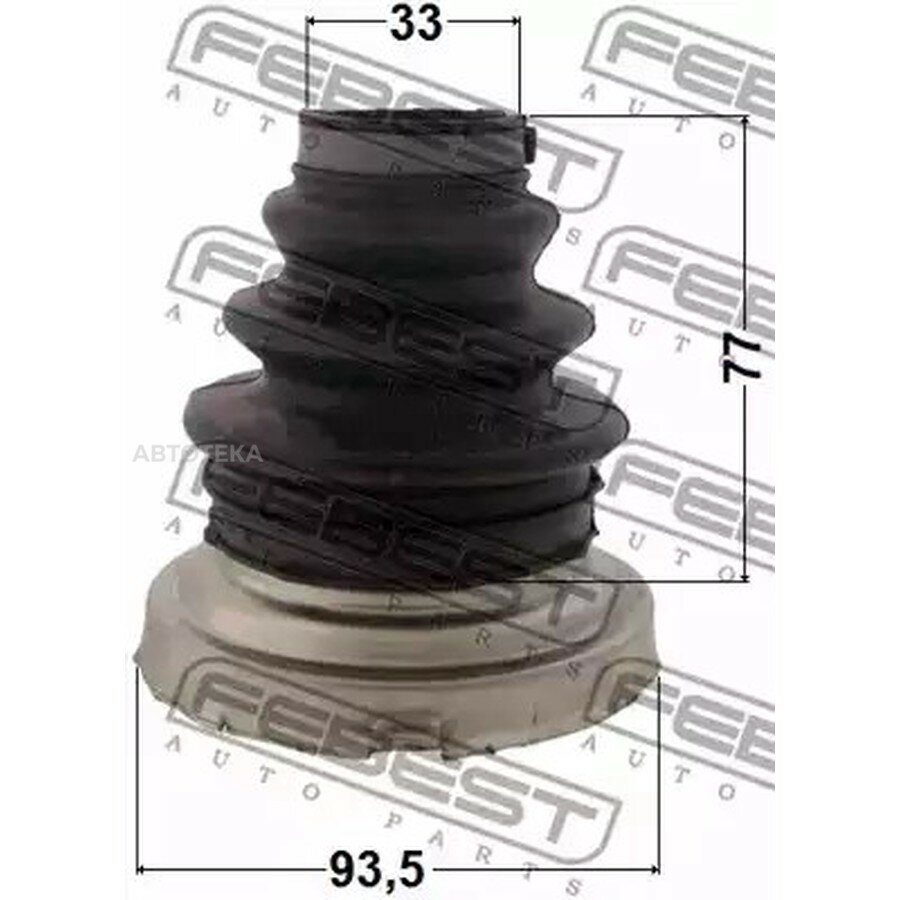Пыльник ШРУС внутренний комплект 58.5X77X33 BMW X5 E70 2006-2013 FEBEST 1915E70