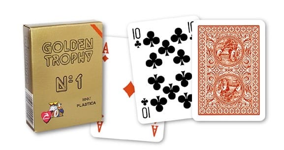 Настольная игра Modiano Poker Golden Trophy, красный