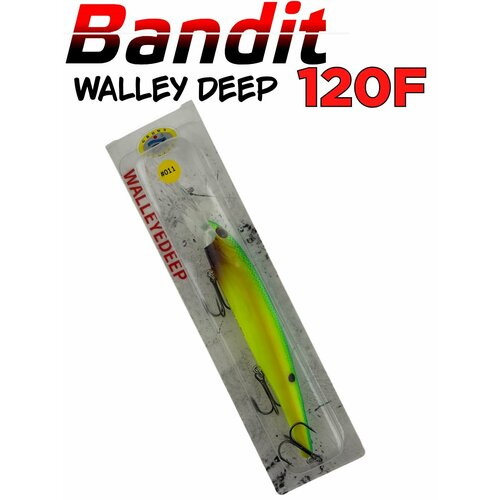 Bandit Walleye Deep воблер для троллинга 12см / Плавающая приманка бандит для рыбалки
