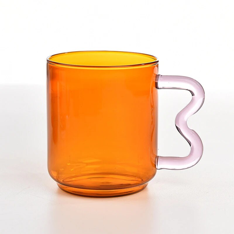 Стеклянная кружка Amber glass cup