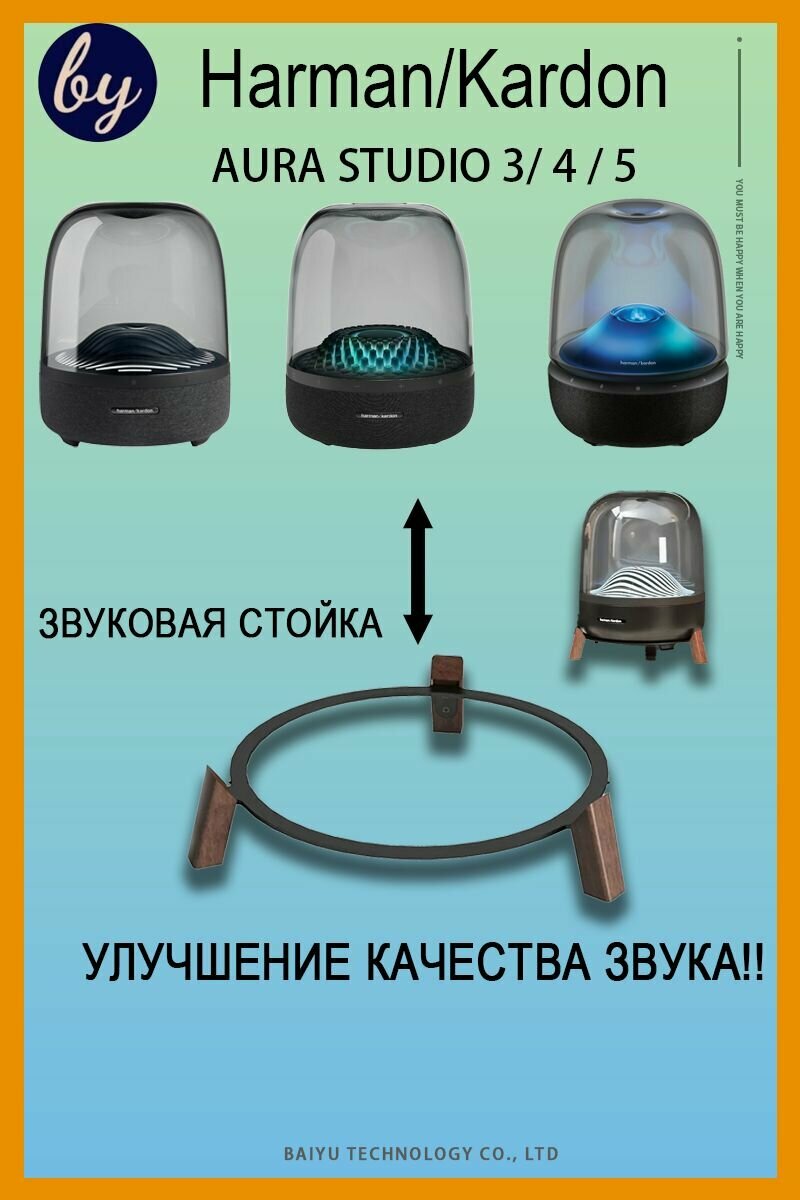 Звуковая стойка для Harman Kardon Aura Studio 3/Aura Studio 4 /Aura Studio 5 для улучшения качества звука и защиты оборудования.