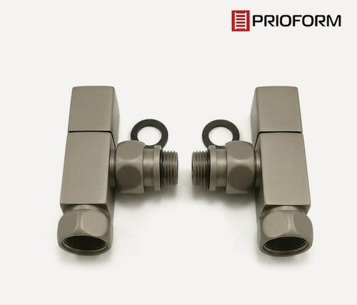 Изображение товара Комплект вентилей угловых Quadro 1/2*3/4 грейдж