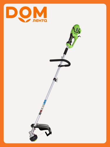 Изображение товара Триммер электрический GreenWorks GST1246, плечевой ремень, леска/нож, ширина скашивания 45 см 1200 Вт