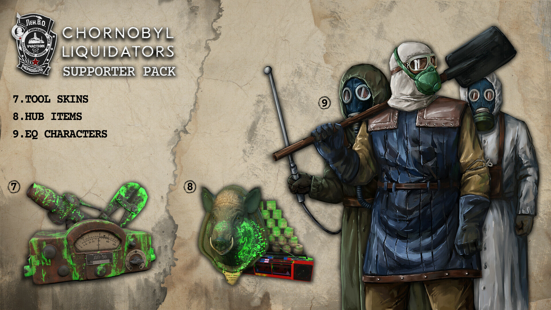 Chornobyl Liquidators - Supporter Pack DLC PC Steam Ключ • Активация Steam