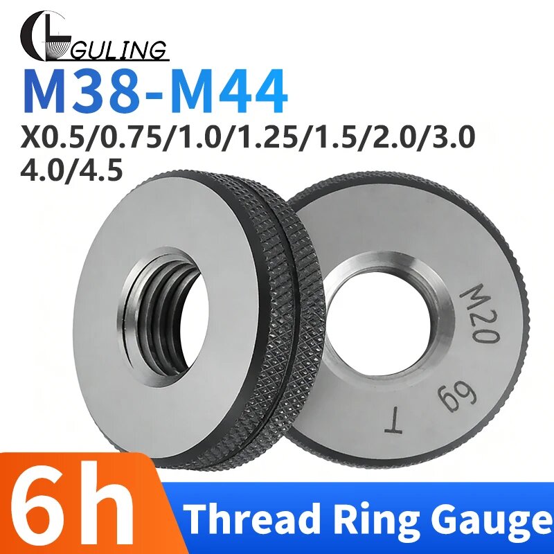 Набор калибровочных колец GUILING 6h M38-M44 M44X1.0-6h T Z