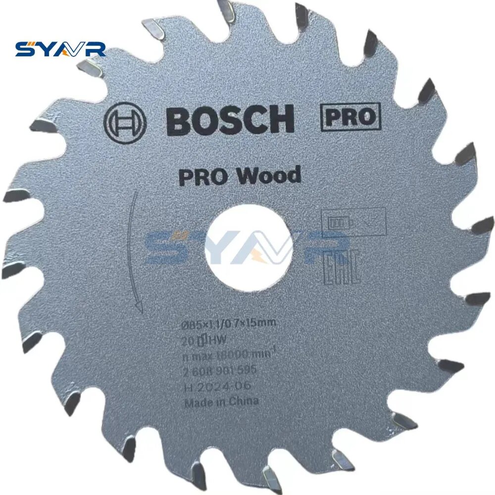 SYAVR пильный диск Bosch 85мм для аккумуляторных циркулярных пил GKS10.8/12V-LI 2608901595