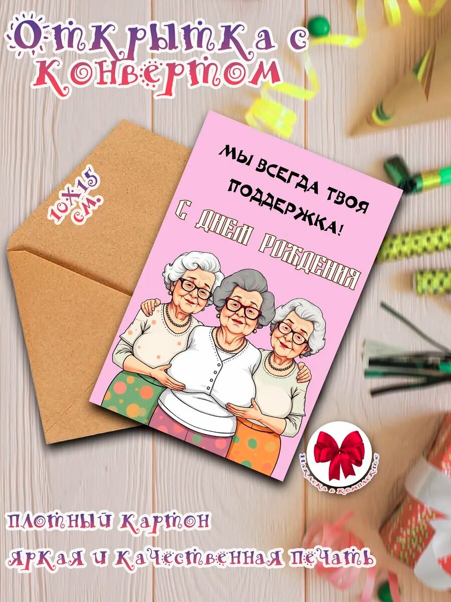 Открытка ко Дню рождения