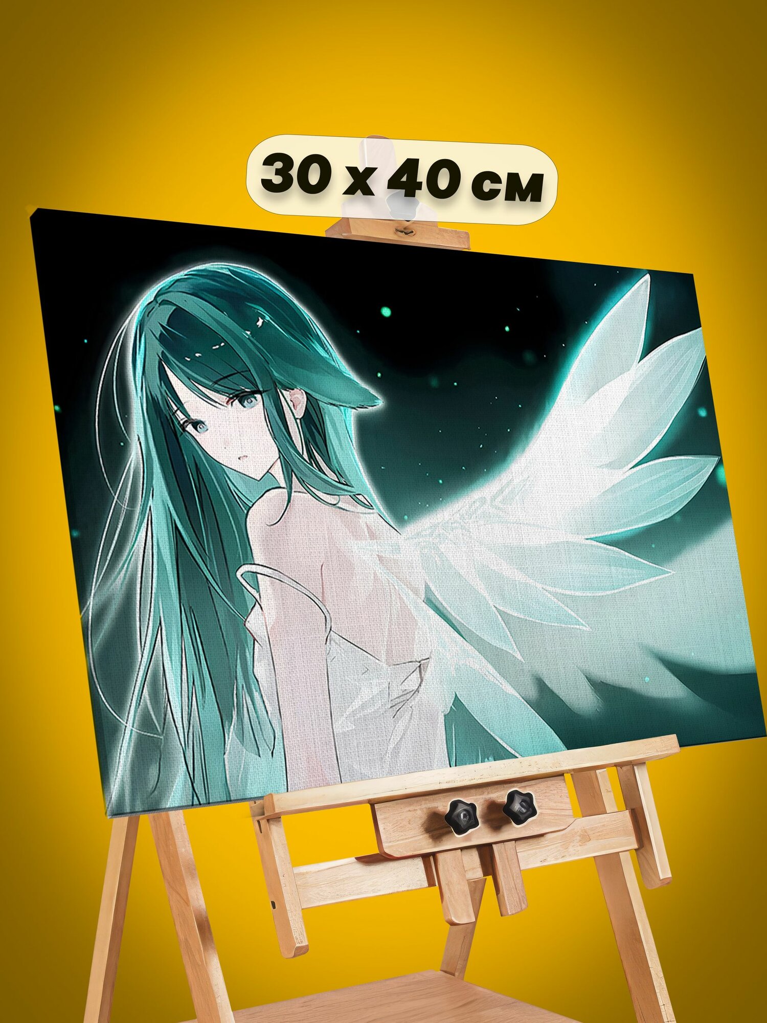 Картина на стену интерьерная на холсте с подрамником 30х40 Saya no Uta Игра
