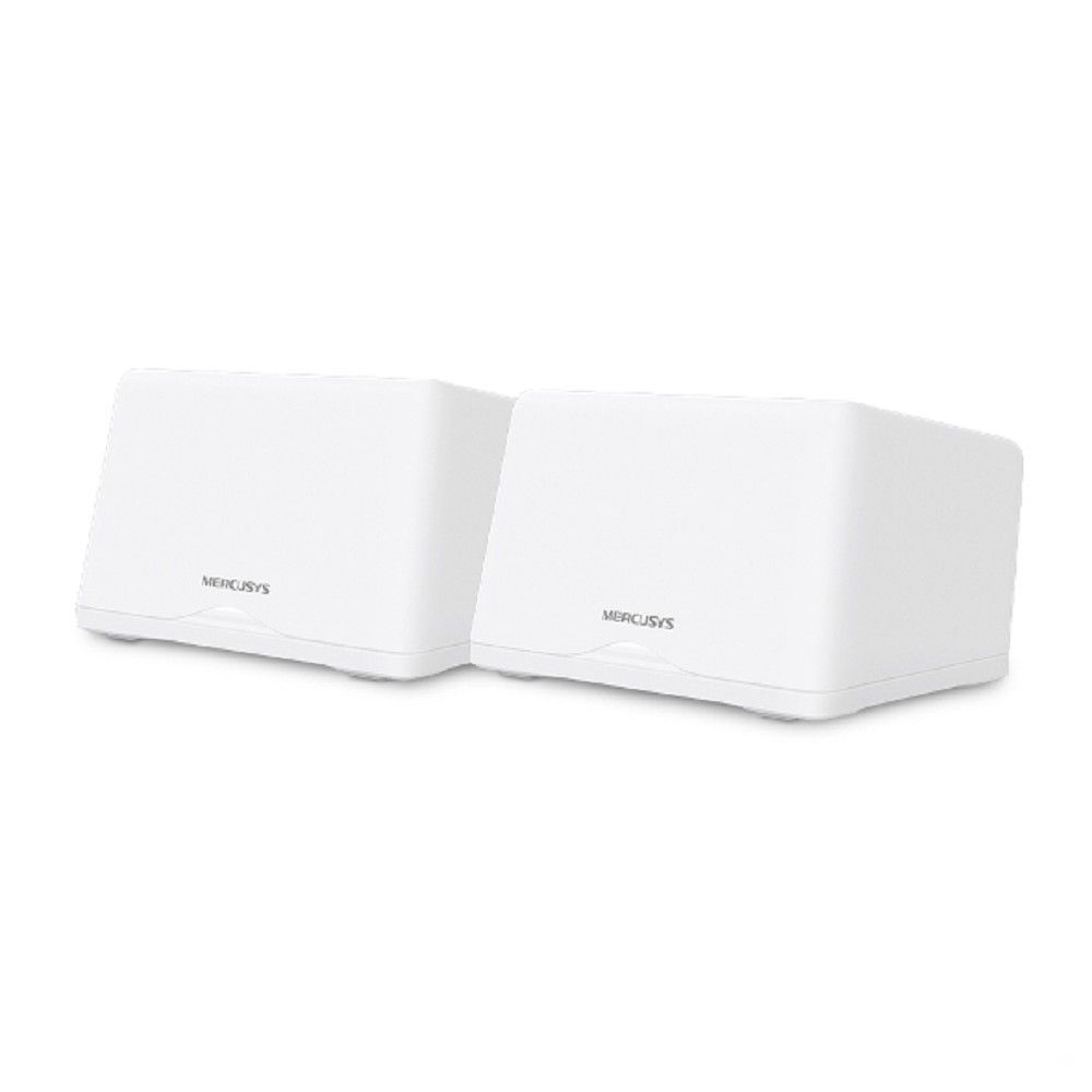 Бесшовный Mesh роутер Mercusys Halo H47BE (HALO H47BE(2-PACK)) BE9300 10/100/1000BASE-TX белый (упак:2шт)