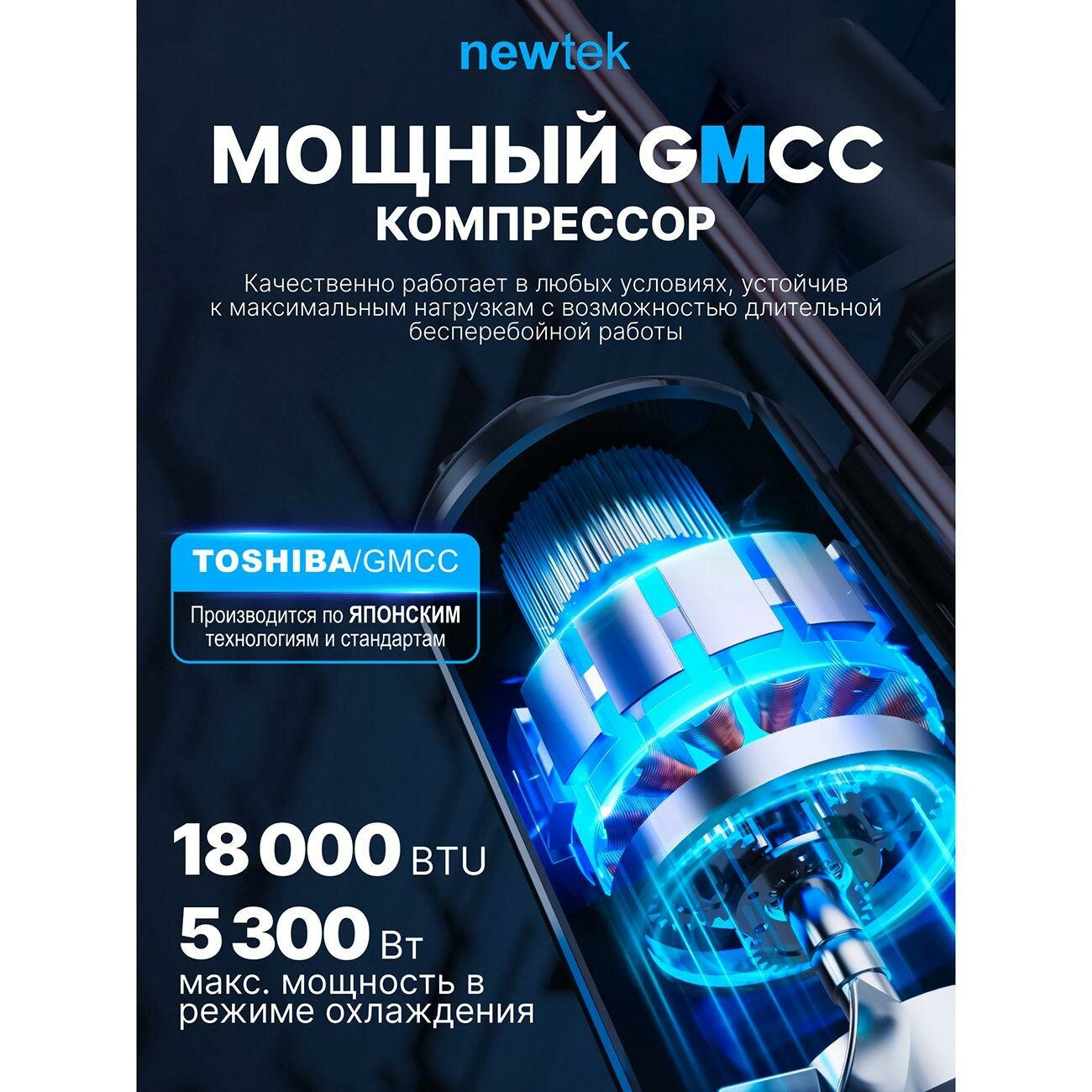Сплит-система Newtek NT-65CHA18 — фото 1