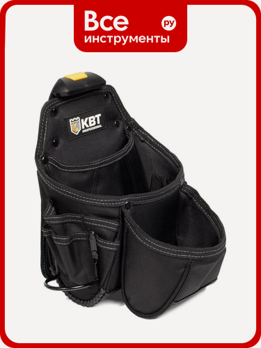 Изображение товара Поясная модульная сумка на клипсе КВТ СМ-01 серия Quick-Lock 83135, 610 г, резиновая, водонепроницаемая