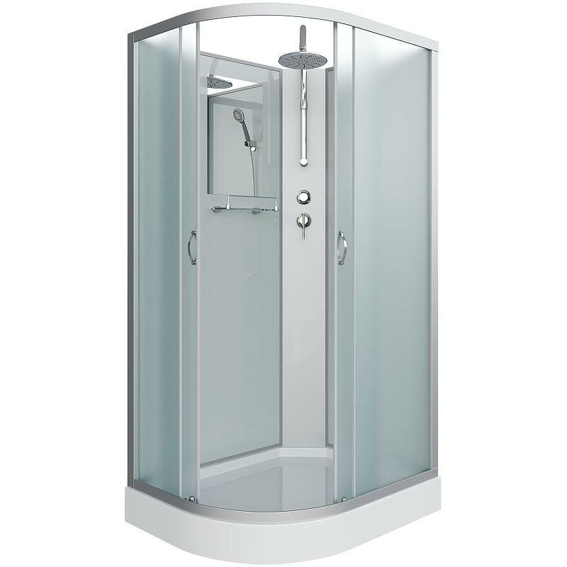 Душевая кабина Niagara Classic 120x80 33121423RBKT профиль хром, без гидромассажа, правая