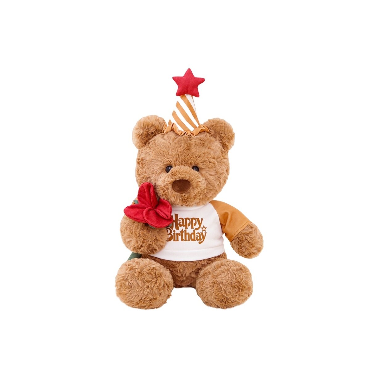 Подарочная сумка унисекс Mise, Happy Birthday, 40CM EU, Rose Bear