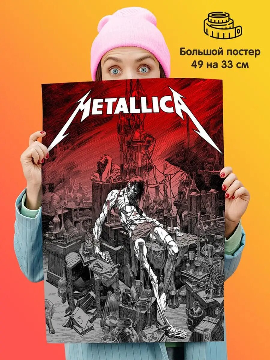 Постер метал группа Metallica