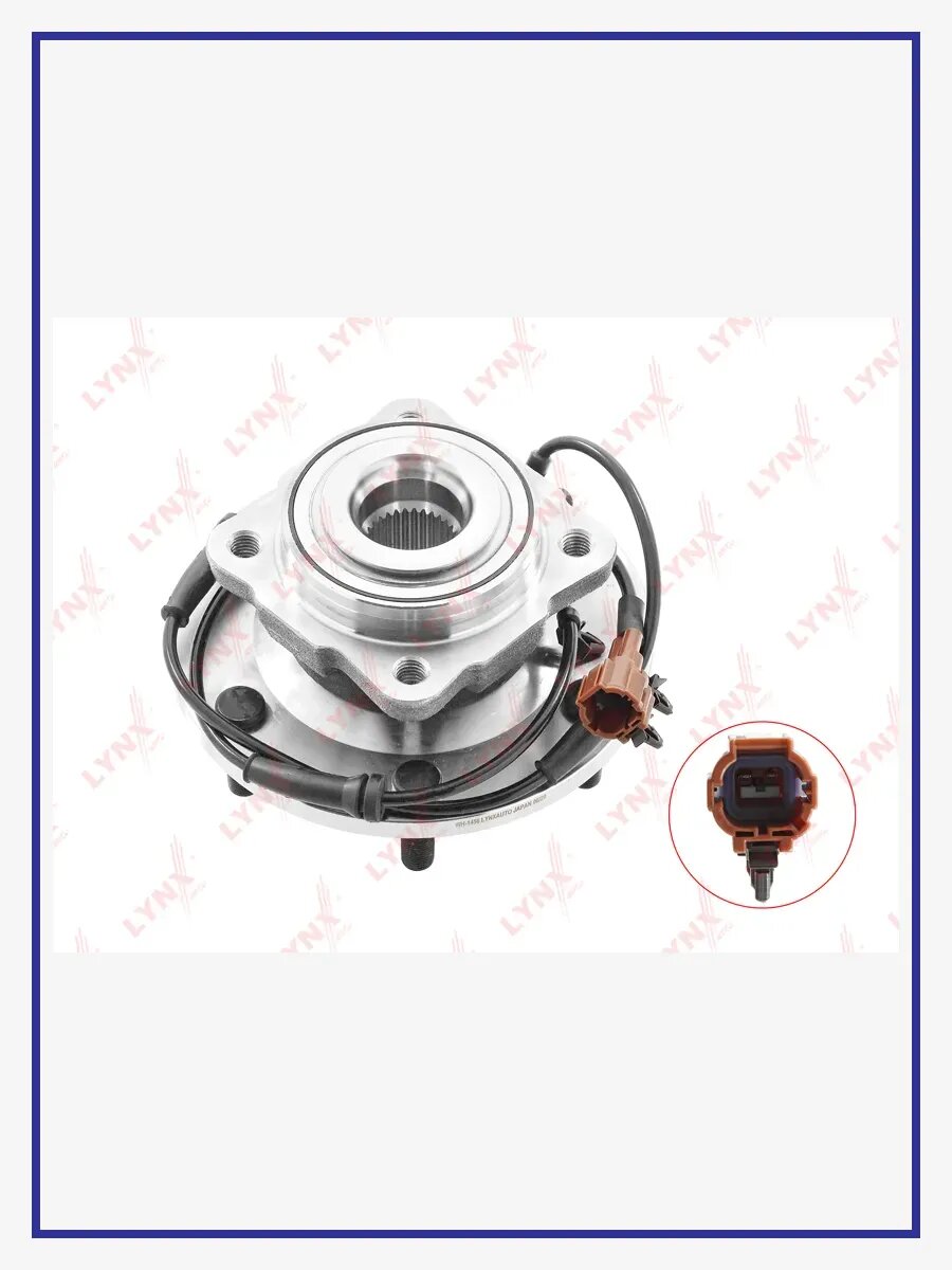 Ступица колеса задняя с ABS, арт. WH-1456