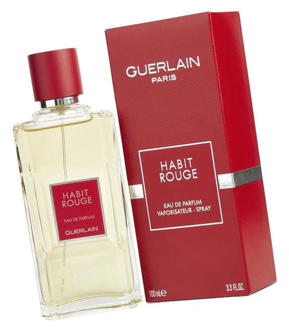 Туалетная вода для мужчин Guerlain Habit Rouge L Eau 100 мл - Герлен Абит Руж Ле одеколон