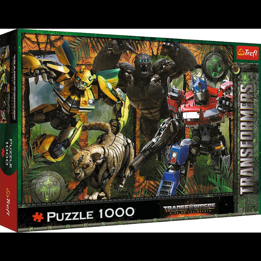 Пазл Trefl Transformers Пробуждение бестий, 1000 элементов, 683x480 мм