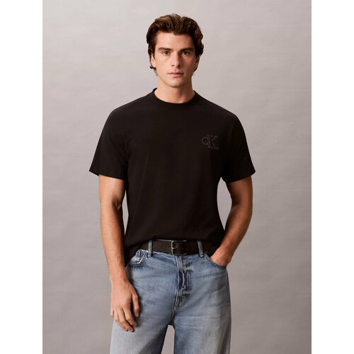 фото Футболка calvin klein jeans, 1 шт., размер s, черный