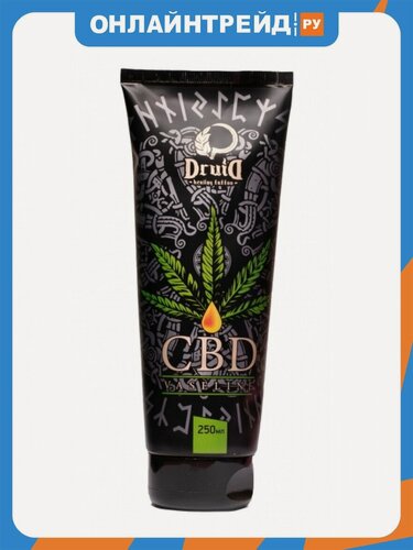 Изображение товара Витаминизированный вазелин с маслом конопли Druid Healing Tattoo CBD 250 мл