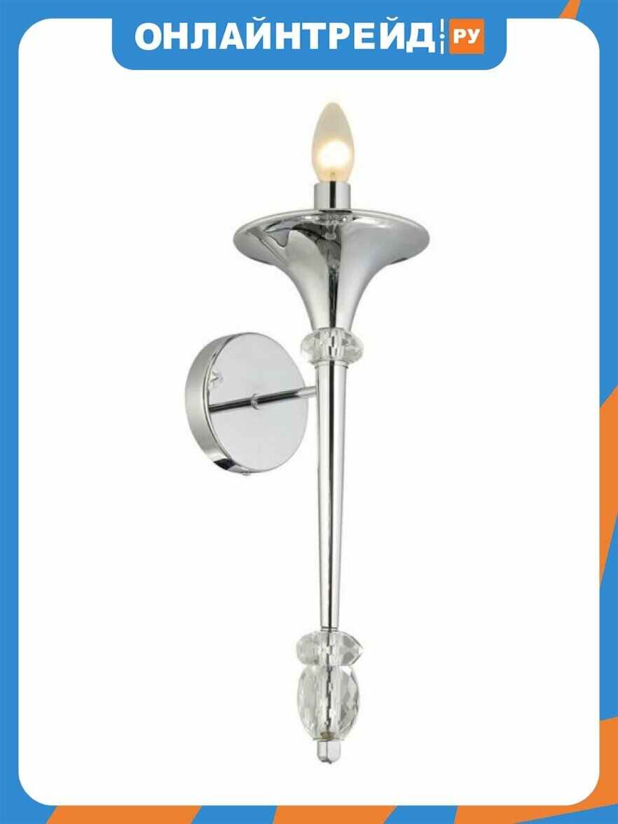 Бра Crystal Lux Miracle AP1 Chrome.
