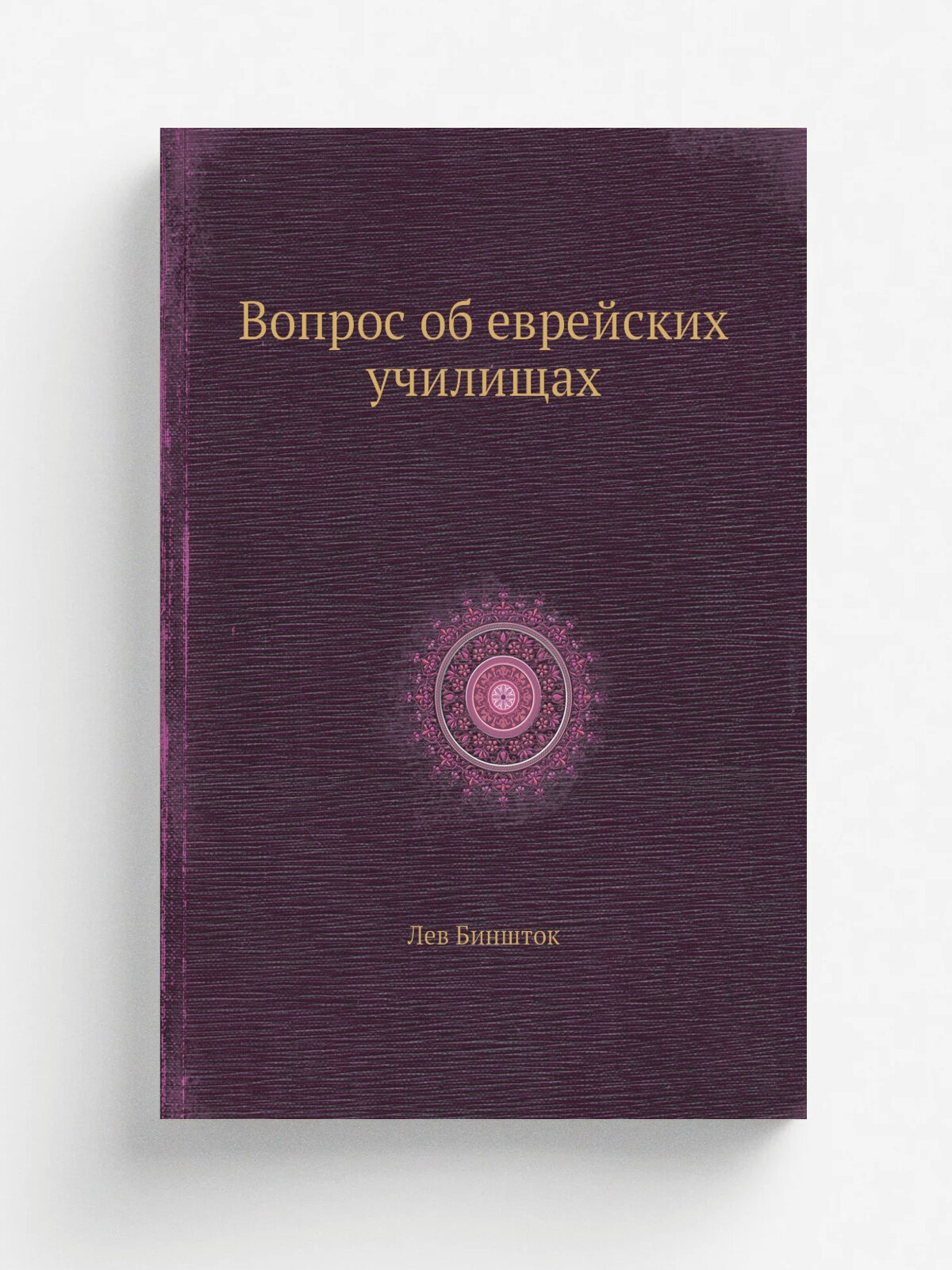 Вопрос об еврейских училищах | Лев Биншток | Репринт