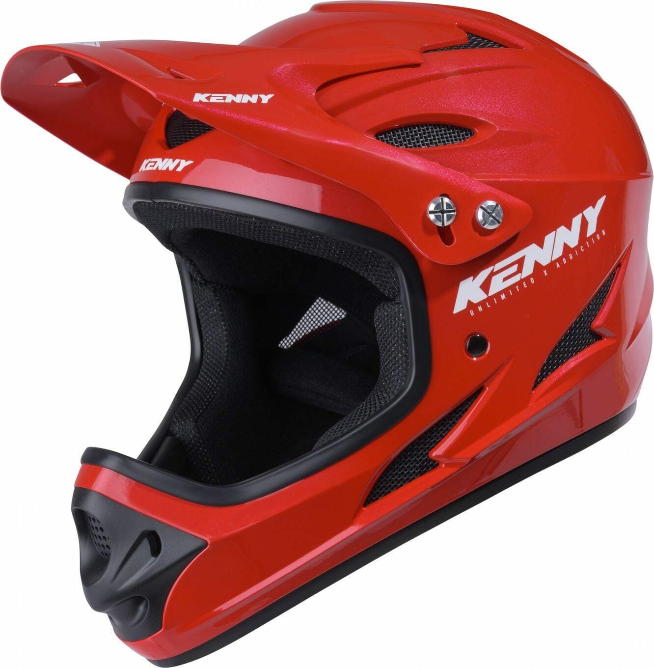 DECATHLON шлем Decathlon Kenny Down Hill Solid, красный, 51-52 см