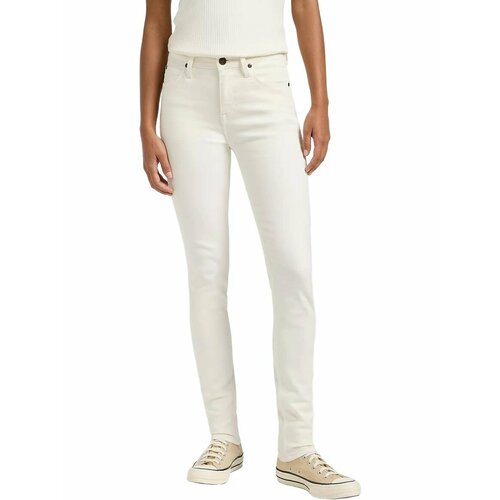 фото Джинсы lee women scarlett high jeans, размер 28/31, белый