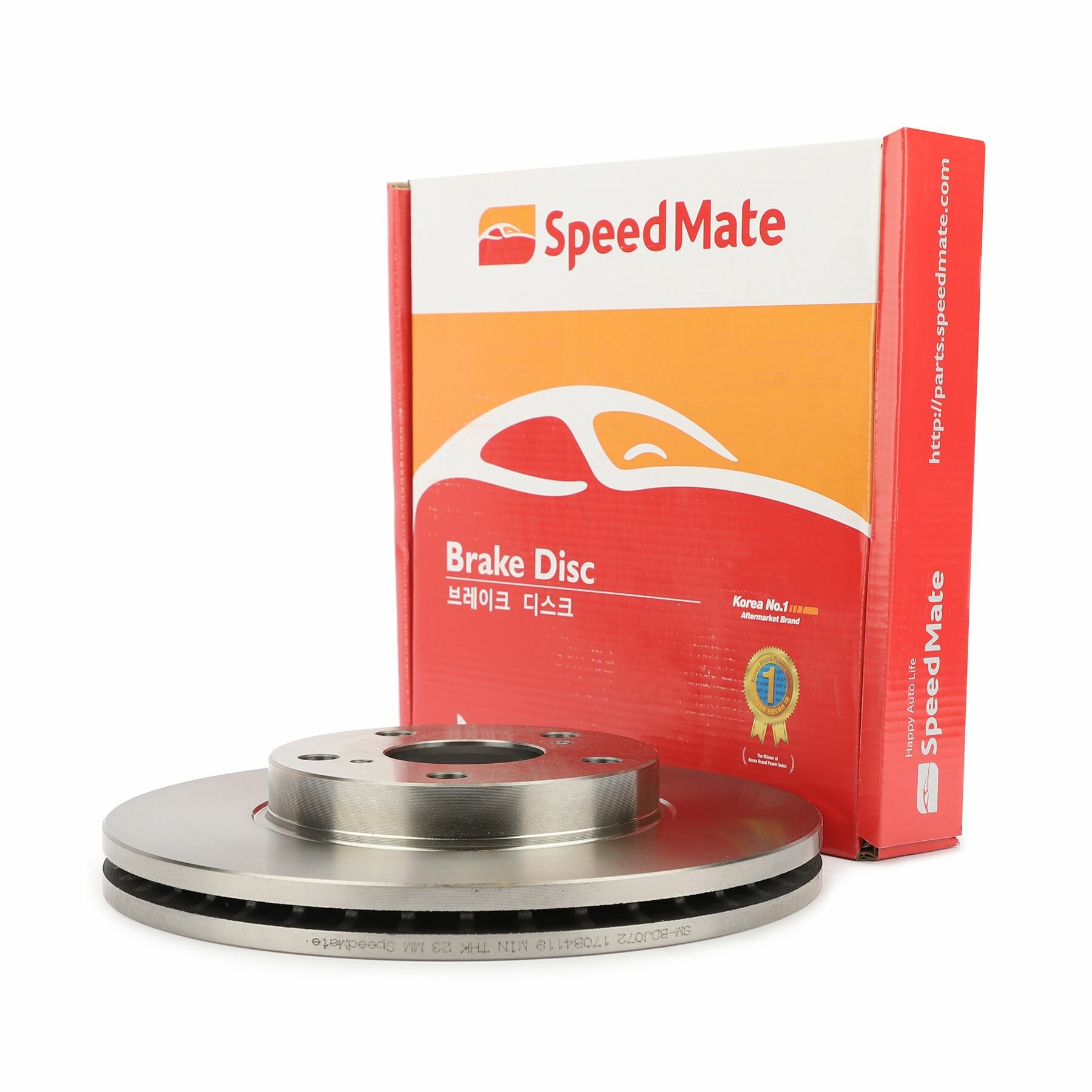 SPEEDMATE Диски тормозные передний TOYOTA Auris, Corolla SM-BDJ072