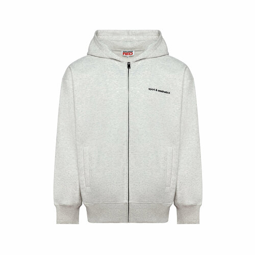 фото Толстовка amazing red full-zip hoody, размер l, , серый меланж