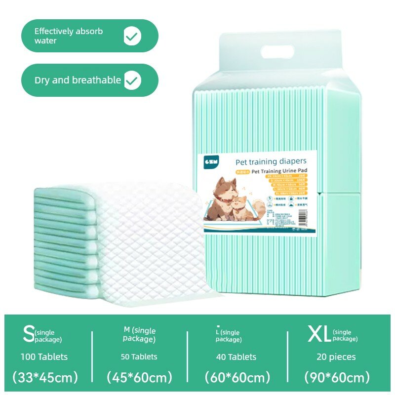 Базовые высокопоглощающие подгузники для собак, 100 шт, размер Extra Large (60x50 см)