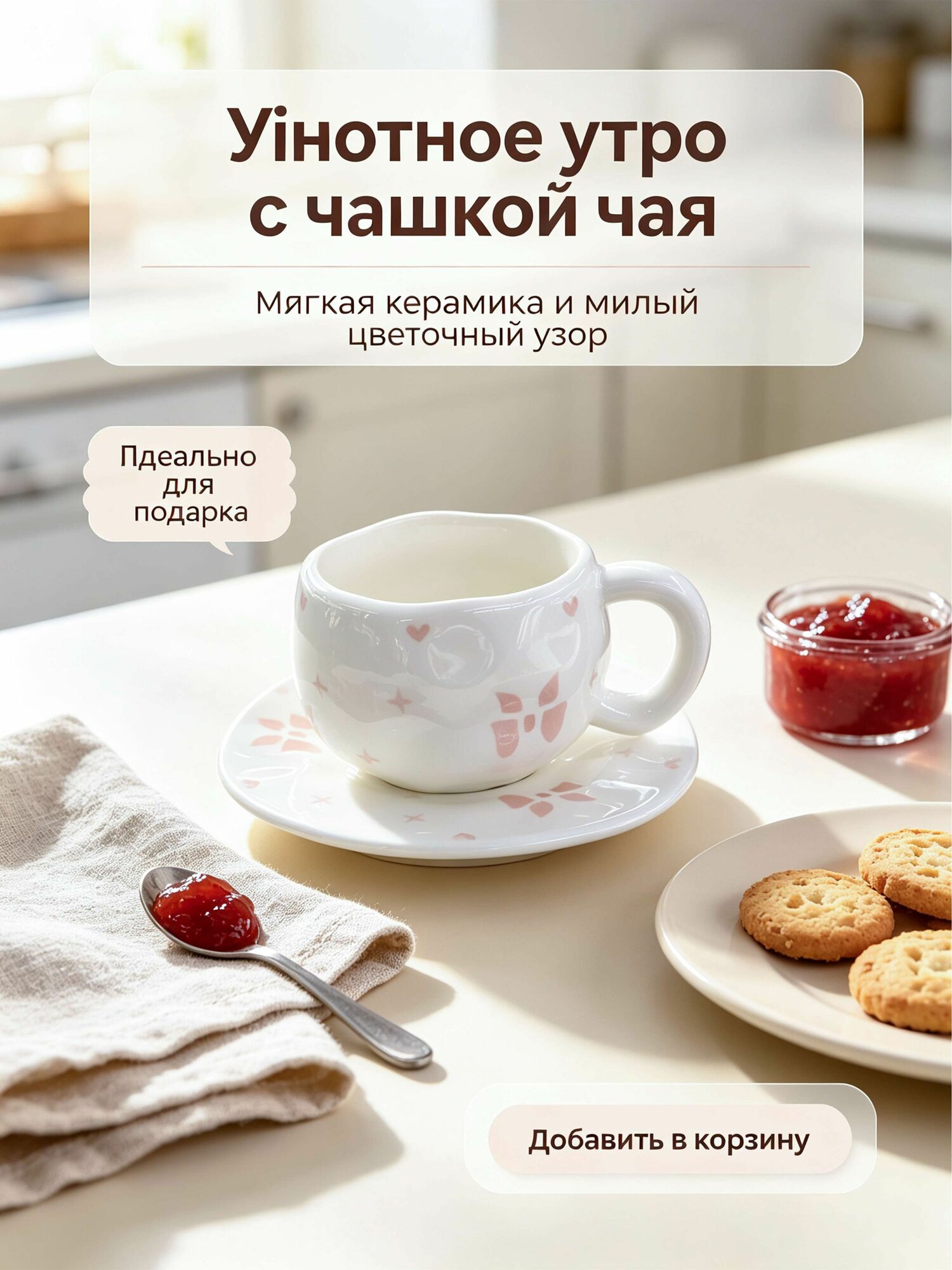 Сервиз кофейный 220 мл на 1 перс.
