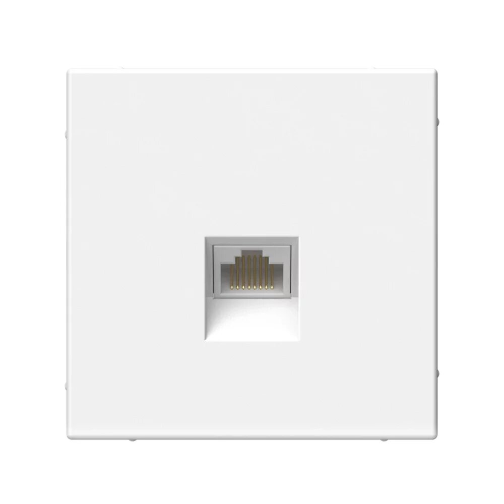 Розетка компьютерная Systeme Electric ArtGallery RJ45, кат. 5Е, механизм, Белая