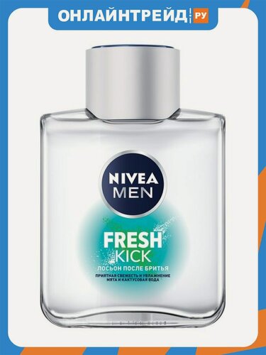 Изображение товара Лосьон после бритья Nivea MEN Fresh Kick Приятная свежесть с мятой, 100 мл
