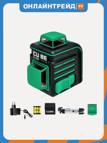 Изображение товара Уровень лазерный Ada CUBE 2-360 GREEN PROFESSIONAL EDITION
