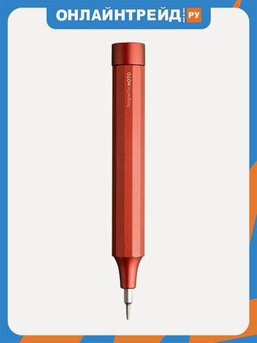Изображение товара Отвертка Hoto с набором бит 24-in-1 Precision Screwdriver, красный, QWLSD004