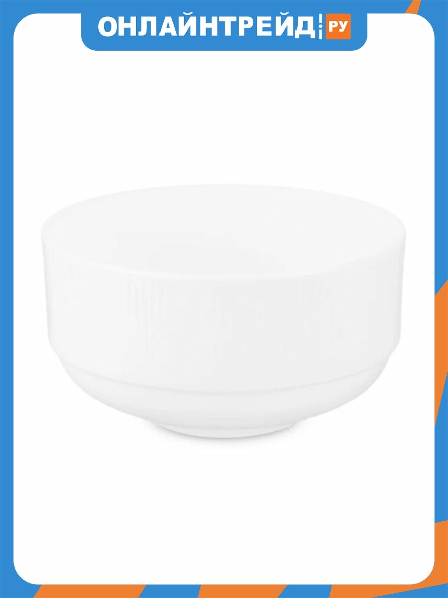 Салатник порционный Decor DE Table Плиссе 250 мл, d10,3хh5,5 см, фарфор костяной (DDT-GB0148-1)