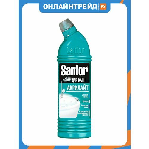 фото Чистящее средство sanfor акрилайт, для ванн, 750 мл