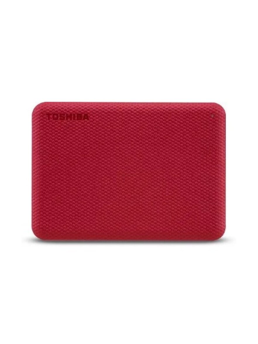 Внешний жесткий диск Toshiba Canvio Advance, 4 ТБ, USB 3.2 Gen 1 (HDTCA40ER3CA) красный — фото 1