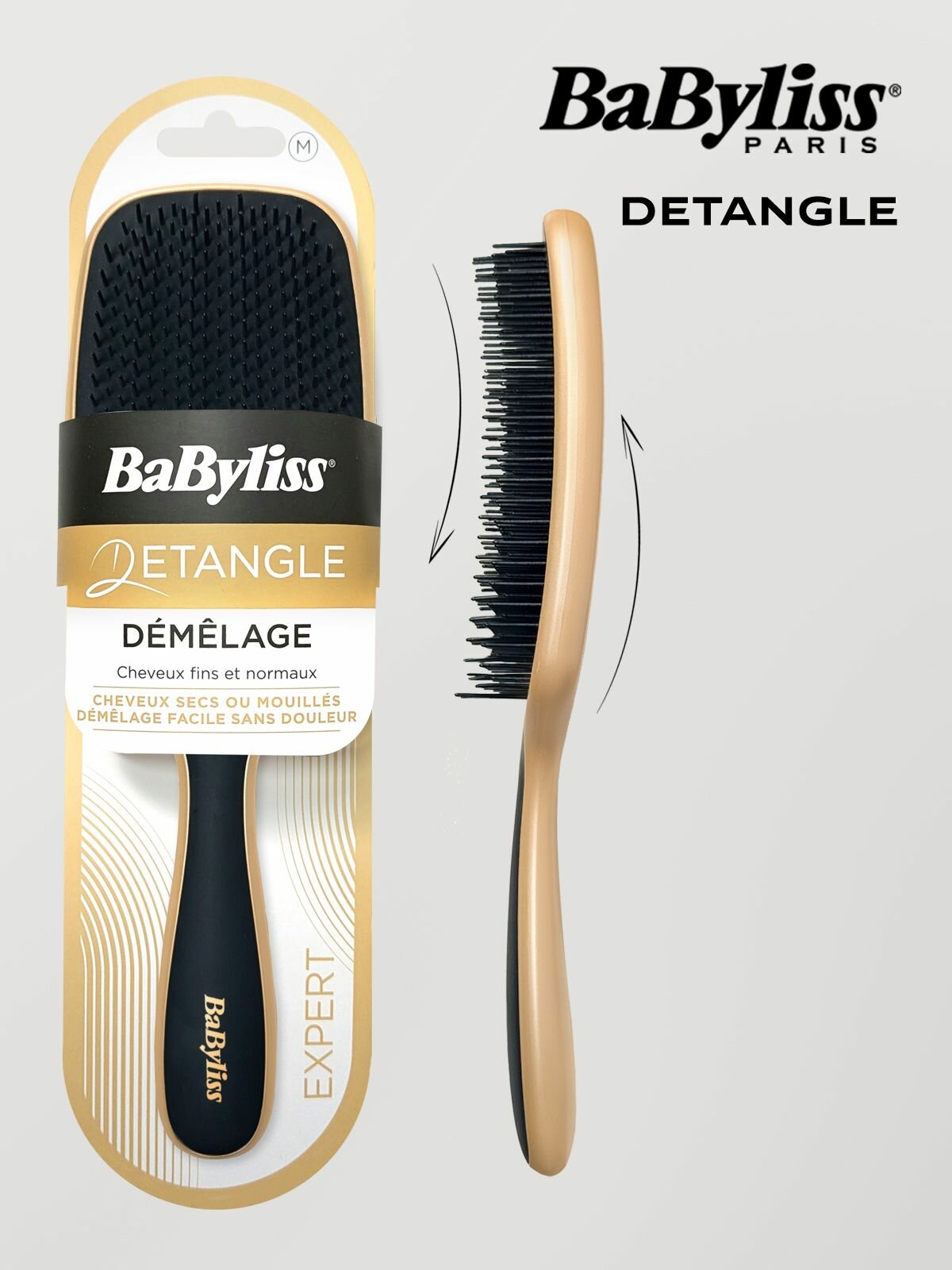 Расческа для волос профессиональная лопата, Babyliss Detangle