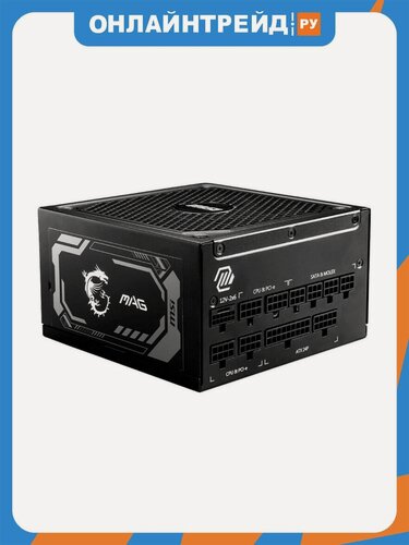 Изображение товара Блок питания Msi MAG A1000GL, 1000W, 80+ Gold, ATX3.1 (306-7ZP9B11-CE0)