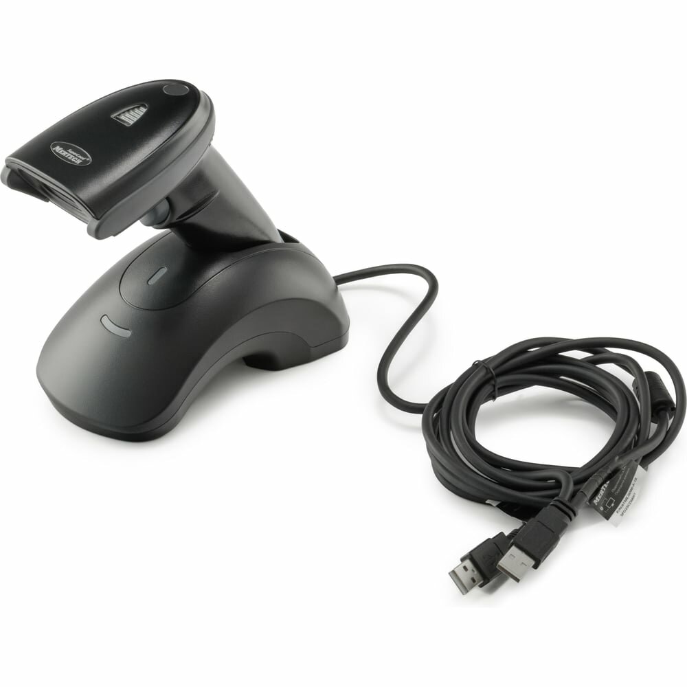 Сканер штрихкода MERTECH CL-2210 BLE Dongle P2D USB black с Cradle 4852