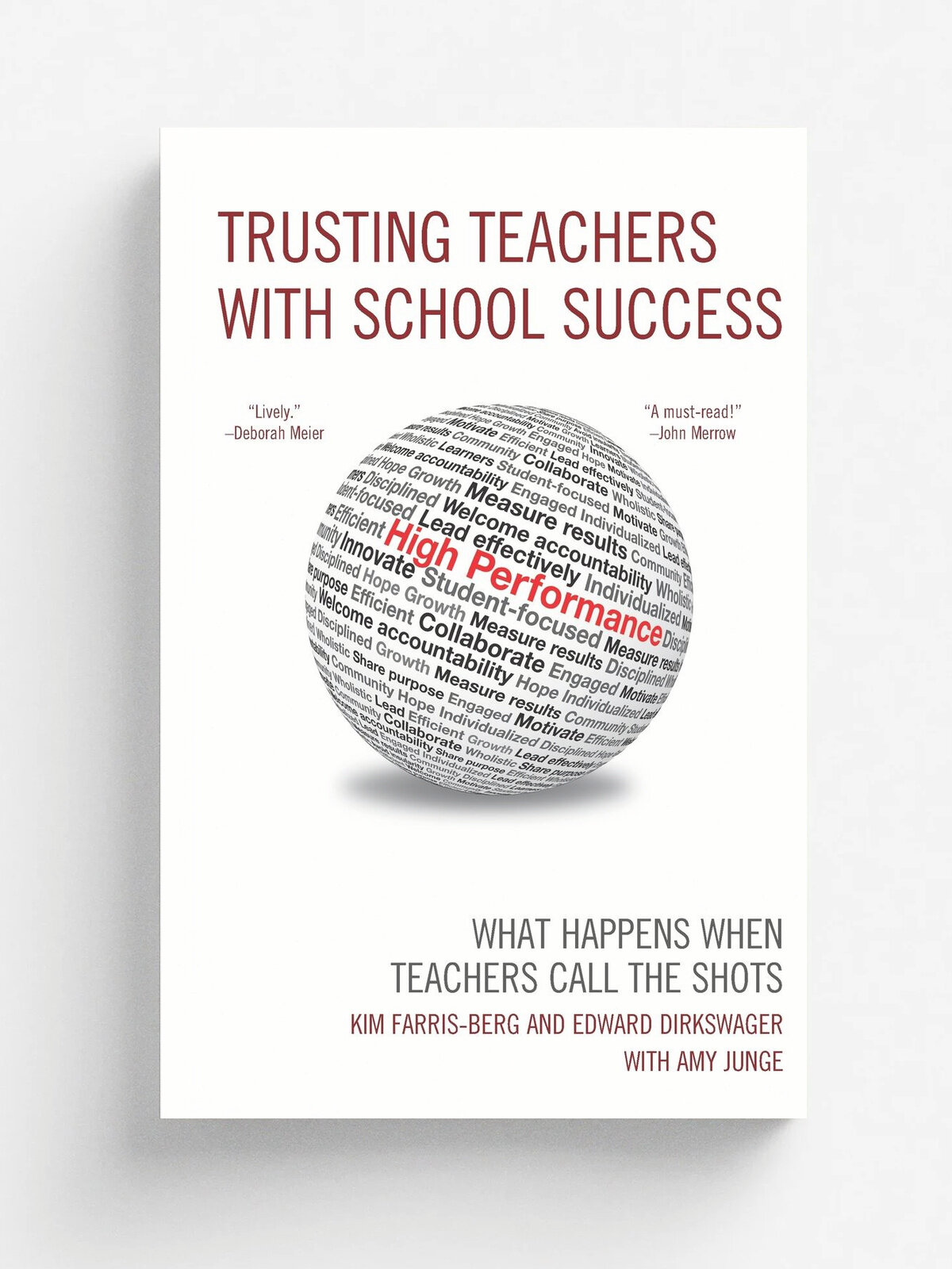 Trusting Teachers With School Pb | Kim Farris-Berg | Rowman & Littlefield Publishers, Inc, 2012 | Английский язык