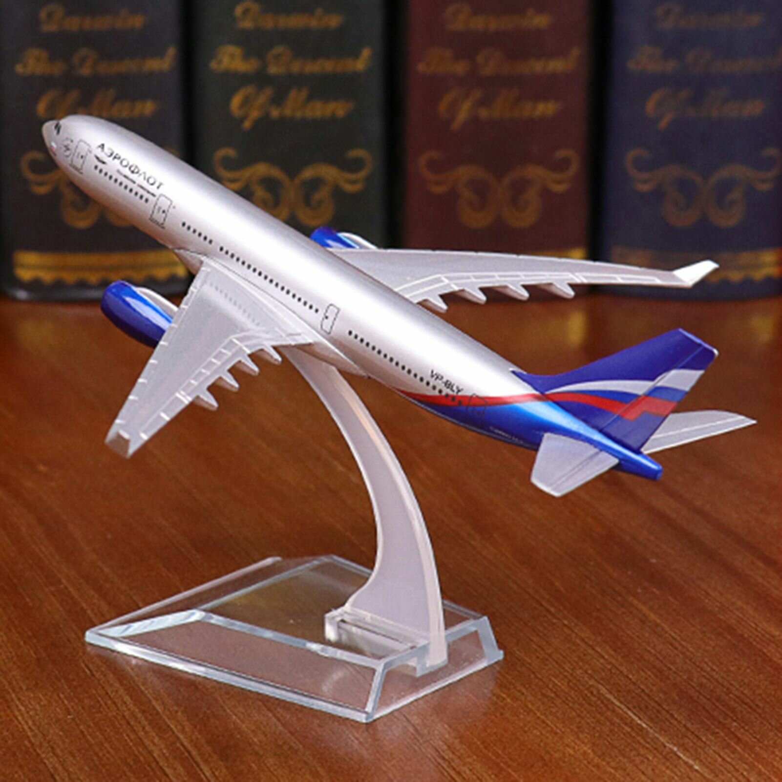 Модель самолета Аэрофлот, металлическая, с подставкой, коллекционная А330