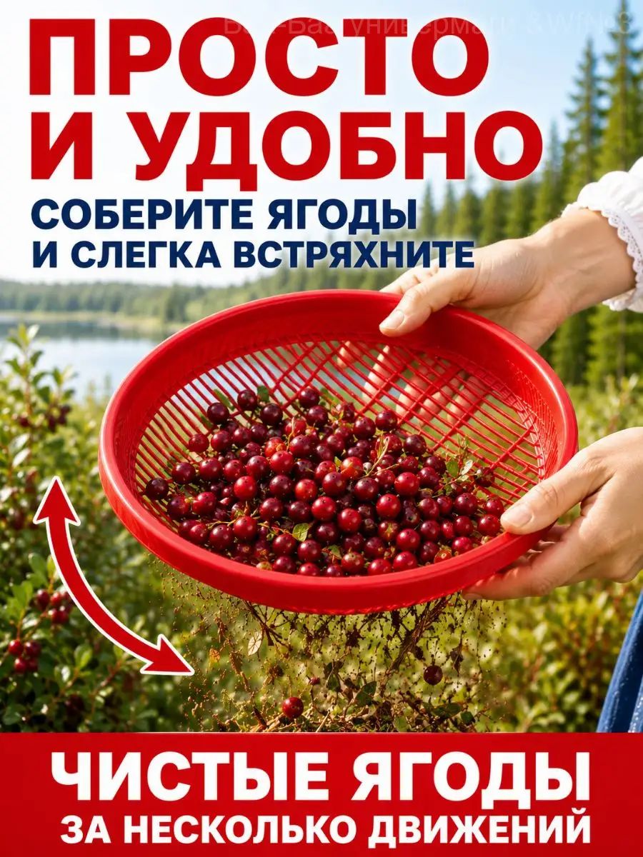 Сито садовое 35 см x 35 см x 6.9 см пластик