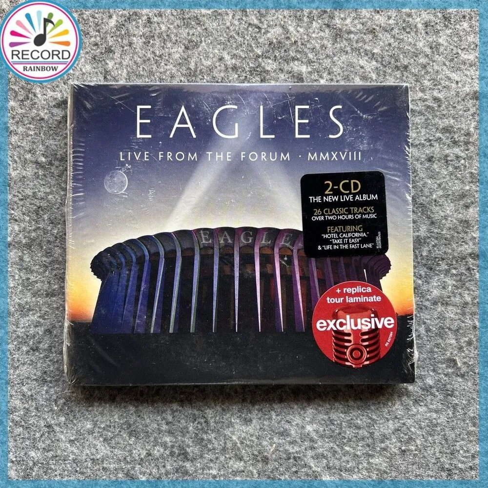 CD Eagles - Live From The Forum MMXVIII 2CD 1Z01510 запечатанный совершенно новый альбом