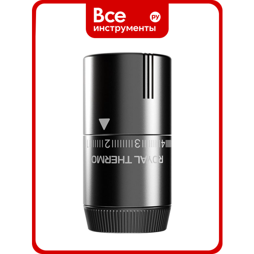 фото Термоголовка жидкостная royal thermo design м30х1,5 (графит) нс-1706269, пластиковый корпус, повышенное рабочее давление