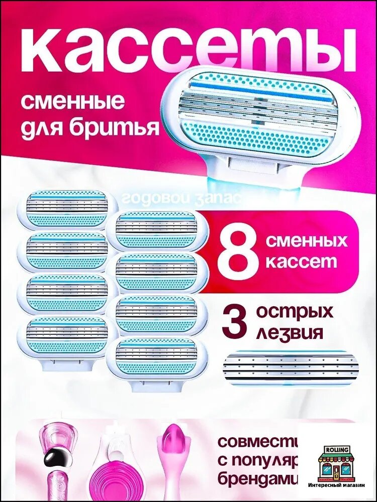 Сменные кассеты для бритвы