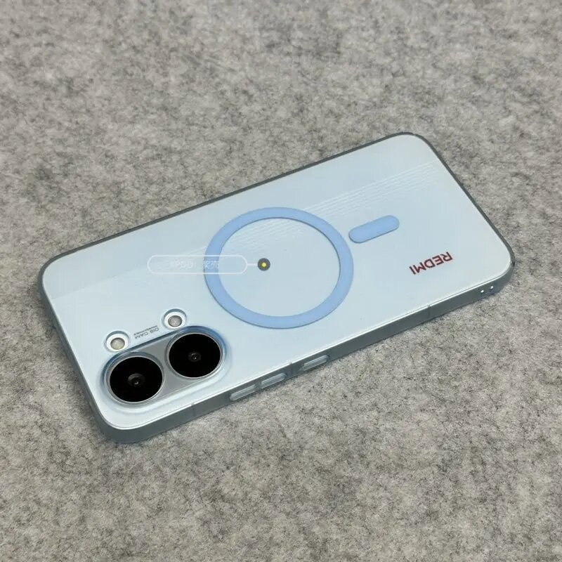 Чехол для POCO X8 Pro/X8 Pro Max, роскошный матовый Поко Х8 Про, Голубой, небесно-голубой